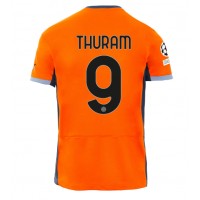Camisa de Futebol Inter Milan Marcus Thuram #9 Equipamento Alternativo 2023-24 Manga Curta